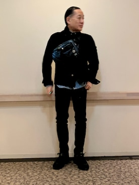 「アイテム（バッグ）」を使った、Syamamさん（メンズ・168cm）の秋コーディネート