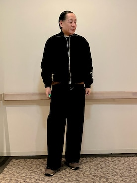 「Sacai（サカイ）のアイテム」を使った、Syamamさん（メンズ・168cm）の冬コーディネート