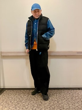 「markaware（マーカウェア）のアイテム」を使った、Syamamさん（メンズ・168cm）の冬コーディネート