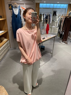 「アイテム（スウェット）」を使った、idate_159cmさん（レディース・159cm）の夏コーディネート