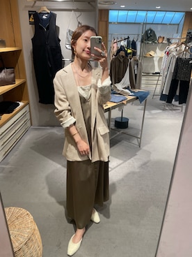 「アイテム（その他シューズ）」を使った、idate_159cmさん（レディース・159cm）の秋コーディネート