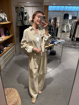 「パールアクセ」｜idate_159cmさん（レディース・159cm）の秋コーディネート