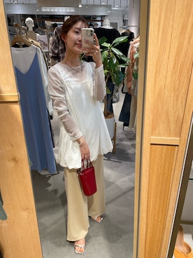 「アイテム（サンダル）」を使った、idate_159cmさん（レディース・159cm）の秋コーディネート