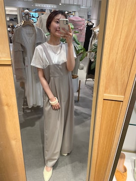 「アイテム（その他シューズ）」を使った、idate_159cmさん（レディース・159cm）の夏コーディネート