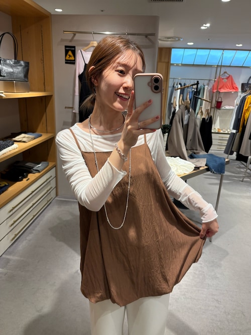 バルーンチュニックキャミ　SHENERY SHENERY ブラウス シャツ 「新色追加」バルーンチュニックキャミ