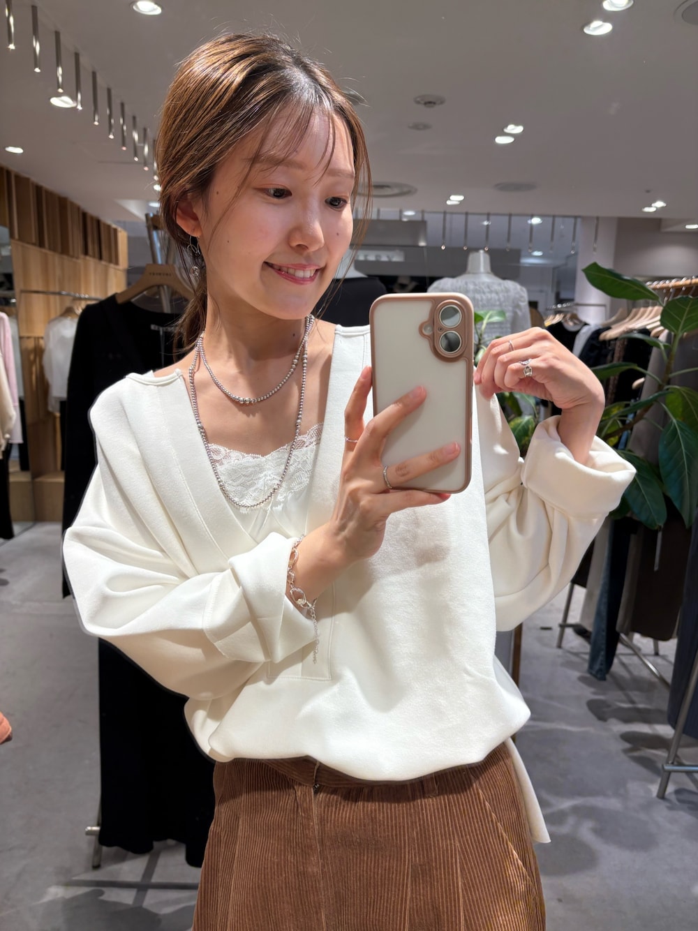 SHENERY ＠tsuru00コラボ スキッパーポンチプルオーバー インフルエンサー＠tsuru00コラボ】スキッパーポンチプルオーバー