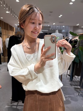 「アイテム（キャミソール）」を使った、idate_159cmさん（レディース・159cm）の秋コーディネート