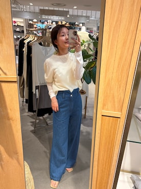 「SHENERY（シーナリー）のアイテム」を使った、idate_159cmさん（レディース・159cm）の春コーディネート