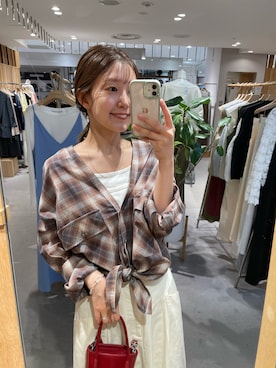 「アイテム（ブレスレット）」を使った、idate_159cmさん（レディース・159cm）の秋コーディネート