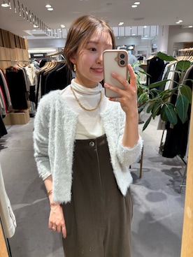 「アイテム（サロペット/オーバーオール）」を使った、idate_159cmさん（レディース・159cm）の冬コーディネート