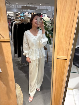 「SHENERY（シーナリー）のアイテム」を使った、idate_159cmさん（レディース・159cm）の春コーディネート