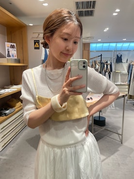 「ビスチェコーデ」｜「アイテム（その他トップス）」を使った、idate_159cmさん（レディース・159cm）の夏コーディネート