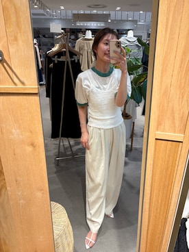 「SHENERY（シーナリー）のアイテム」を使った、idate_159cmさん（レディース・159cm）の春コーディネート