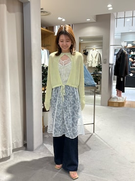 「SHENERY（シーナリー）のアイテム」を使った、idate_159cmさん（レディース・159cm）の春コーディネート