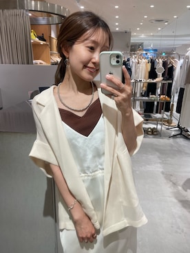 「シルバーアクセサリー」｜idate_159cmさん（レディース・159cm）の秋コーディネート