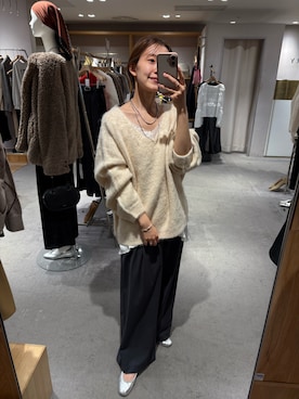 「アイテム（キャミソール）」を使った、idate_159cmさん（レディース・159cm）の秋コーディネート