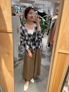 「アイテム（その他シューズ）」を使った、idate_159cmさん（レディース・159cm）の秋コーディネート