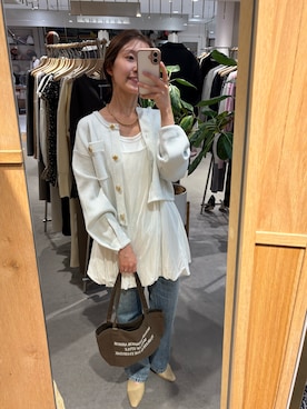 idate_159cmさん（骨格ナチュラル・レディース・159cm）の秋コーディネート