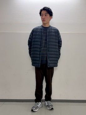 「完声ボトムス」｜のりさん（メンズ・172cm）の秋コーディネート