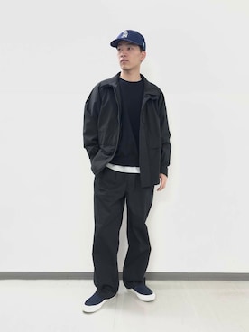 「FORK&SPOON」｜「アイテム（スウェット）」を使った、のりさん（メンズ・172cm）の冬コーディネート