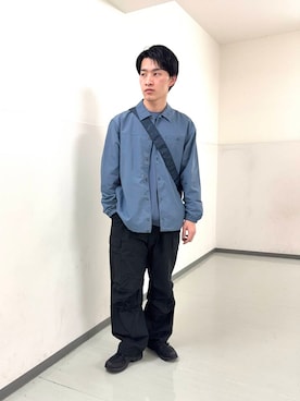 「ここでしか手に入らない別注アイテム」｜「アイテム（その他アウター）」を使った、のりさん（メンズ・172cm）の春コーディネート