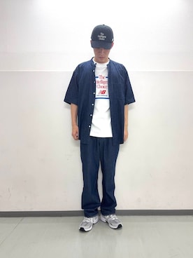 「NEW BALANCE（ニューバランス）のアイテム」を使った、のりさん（メンズ・172cm）の春コーディネート