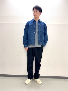 「アーバンリサーチドアーズ」｜「アイテム（デニムジャケット）」を使った、のりさん（メンズ・172cm）の秋コーディネート