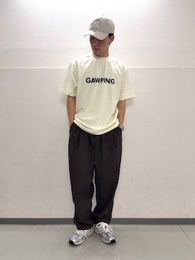 「アーバンリサーチ」｜「アイテム（キャップ）」を使った、のりさん（メンズ・172cm）の夏コーディネート