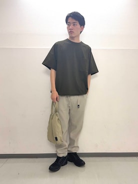 「Gramicci（グラミチ）のアイテム（パンツ）」を使った、のりさん（メンズ・172cm）の夏コーディネート