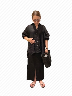 KANさん（レディース・156cm）の夏コーディネート