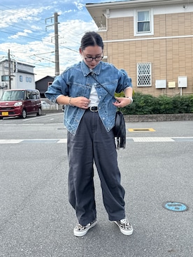 「アイテム（ジャケット/アウター）」を使った、KANさん（レディース・156cm・30代）の秋コーディネート
