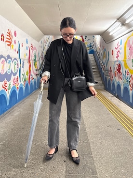 「アイテム（その他シューズ）」を使った、KANさん（レディース・156cm）の秋コーディネート