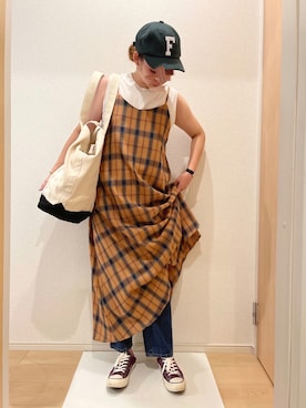 KANさん(レディース・156cm)の夏コーディネート