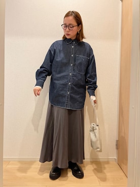 IENA(イエナ)の「ライトオンスデニムシャツ◇(シャツ/ブラウス ...