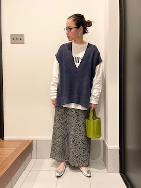 KANさん（レディース・156cm）の春コーディネート