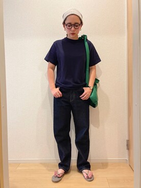 KANさん(レディース・156cm)の夏コーディネート