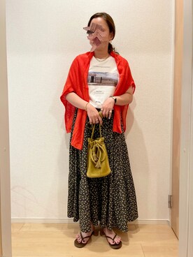 KANさん（レディース・156cm）の夏コーディネート