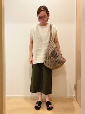 KANさん（レディース・156cm）の夏コーディネート