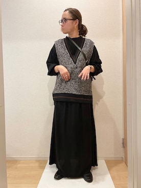 KANさん（レディース・156cm）の秋コーディネート