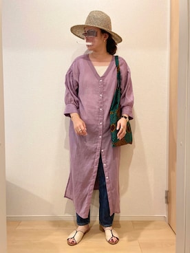KANさん（レディース・156cm）の夏コーディネート
