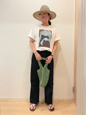 KANさん（レディース・156cm）の夏コーディネート