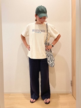KANさん（レディース・156cm）の夏コーディネート