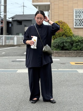「A.D.S.R.（エーディーエスアール）のアイテム」を使った、KANさん（レディース・156cm）の秋コーディネート