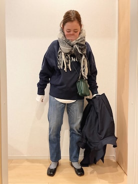 KANさん（レディース・156cm）の冬コーディネート