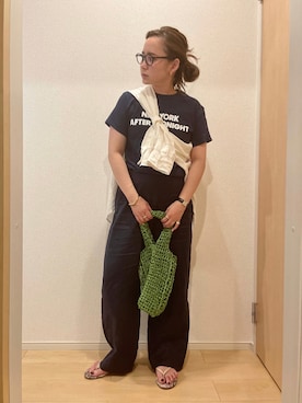 KANさん（レディース・156cm）の夏コーディネート