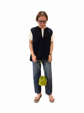 KANさん(レディース・156cm)の春コーディネート