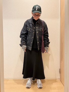 KANさん(レディース・156cm)の冬コーディネート