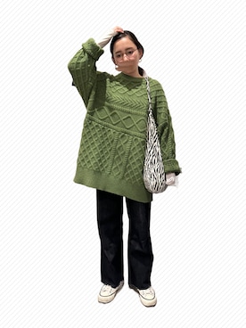 KANさん(レディース・156cm)の春コーディネート