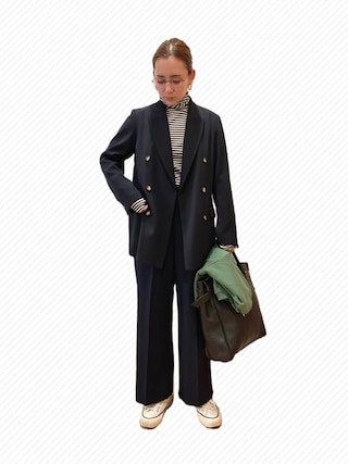 タグ付き未使用✨ スピックアンドスパン リングツイードダブルブレストジャケット Spick & Span（スピックアンドスパン）の「カルゼダブルブレスト