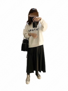 KANさん（レディース・156cm）の冬コーディネート